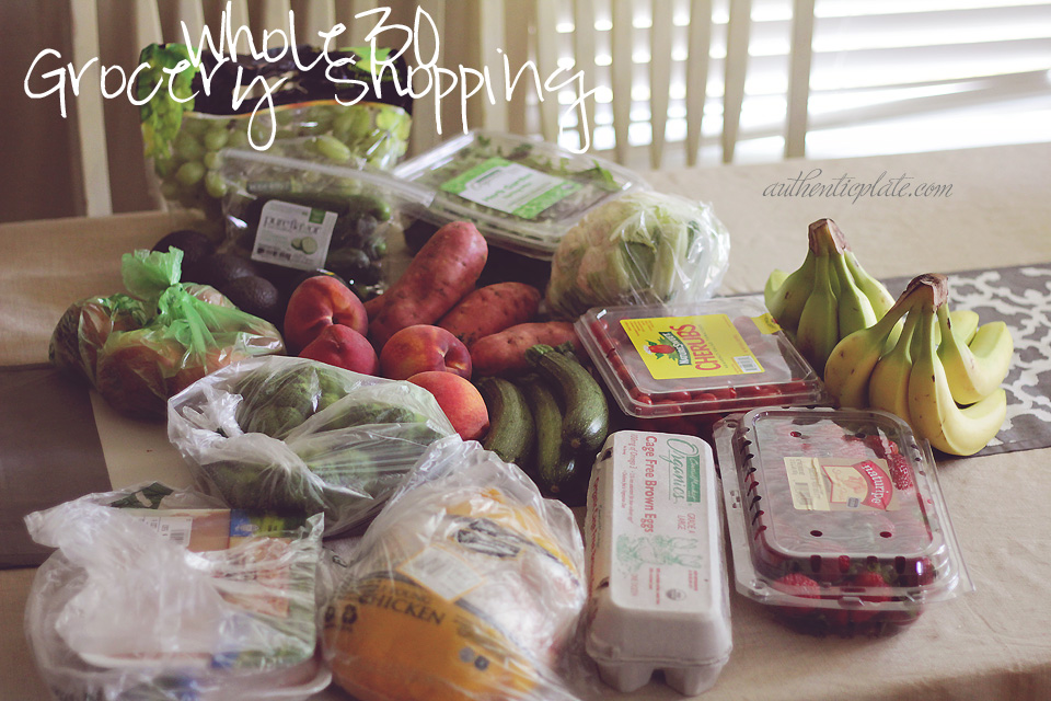 Whole30 Grocery shopping