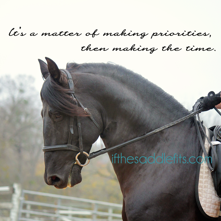 Making Time at ifthesaddlefits.com